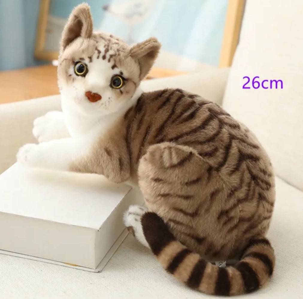 Realistic Cat Plush Toy